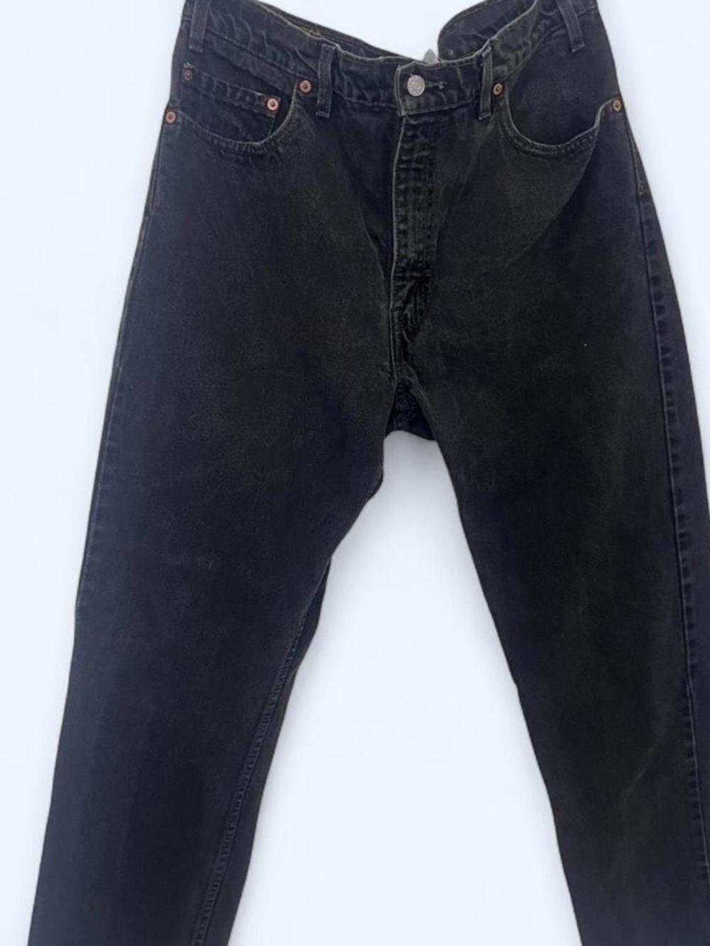 Vintage 90s Levi's 505 Black Jeans 36x30